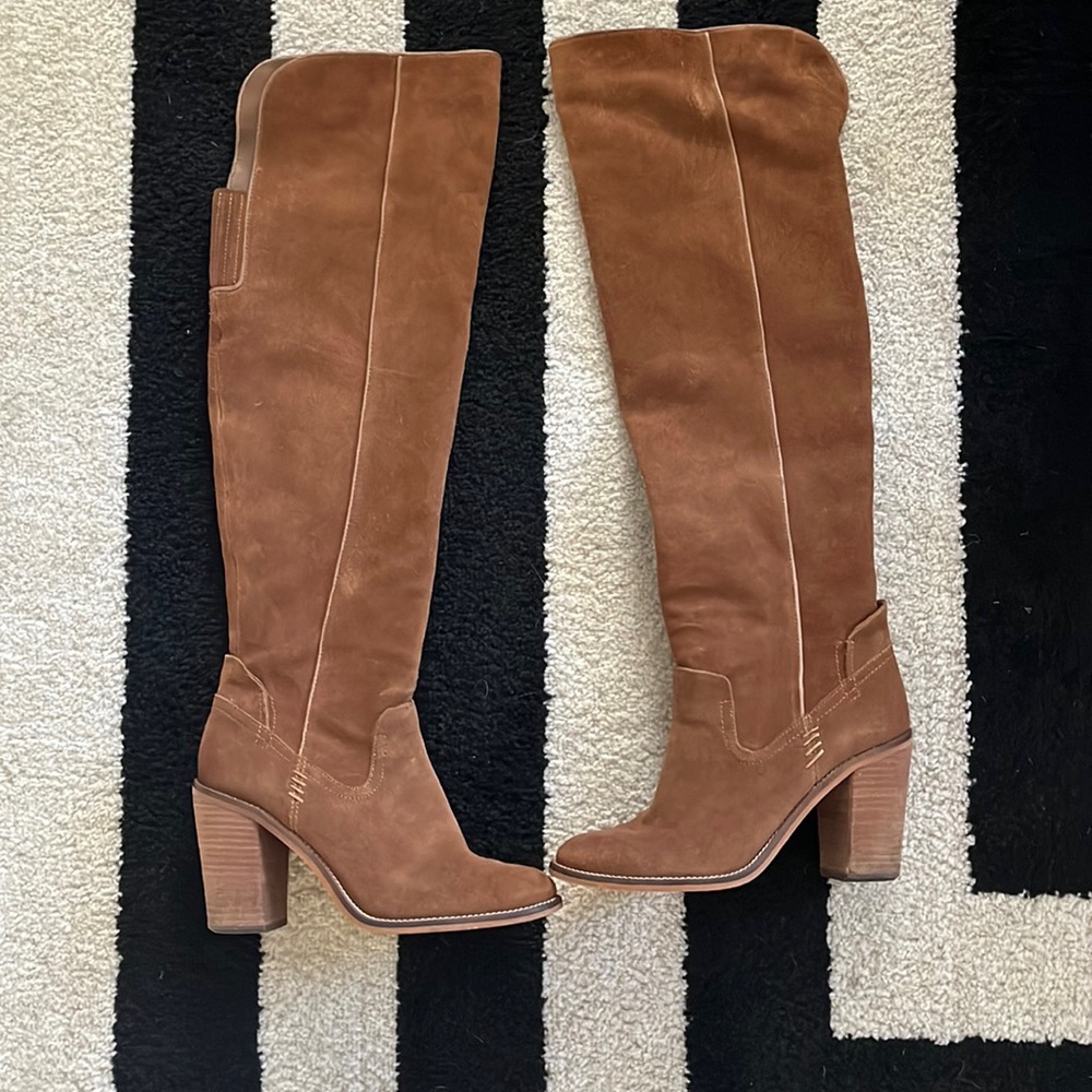 Dolce Vita Suede Over the Knee Boots Size 8
